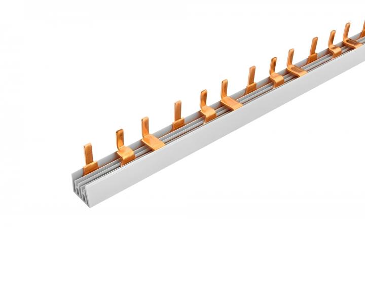 Propojovac� li�ta HONI S-3L-210-10, 3 f�ze, 63 A, rozte� 15 mm, kol�k/jaz��ek - 22 cm