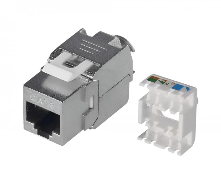 Konektor Emos Keystone RJ45 FTP CAT6