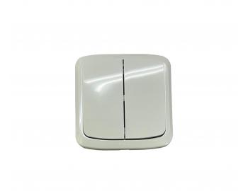 Spna dvojnsobn kompletn ABB Tango 3558A-52940 S, IP44, azen 6+6 - kouov ed