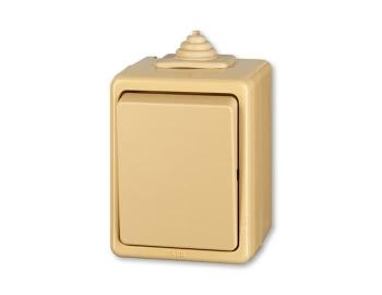 Ovlda zapnac, azen 1/0, IP44 ABB Praktik 3553-80929 D - bov