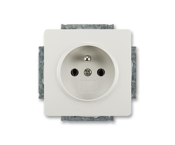 Zsuvka jednonsobn s ochrannm kolkem ABB Swing 5518G-A02349 S1 - svtle ed