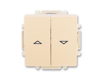 Ovlda aluziov jednoplov (1/0+1/0 s blokovnm), s krytem ABB Swing 3557G-A88340 C1 - krmov