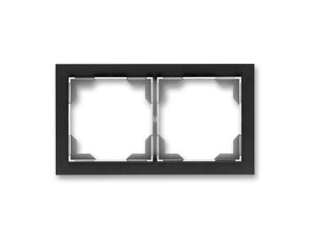 Rmeek dvojnsobn, pro vodorovnou i svislou mont ABB Neo 3901M-A00120 37 - onyx