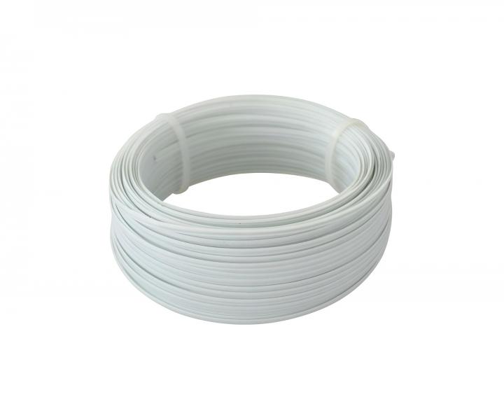 Vaza�ka s Fe dr�tem 0,60 mm, b�l� - 1 m