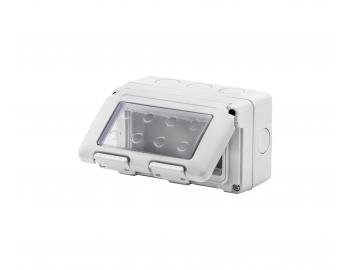 Vodotsn rozvodn pouzdro Gewiss GW27044, IP55, 4 moduly