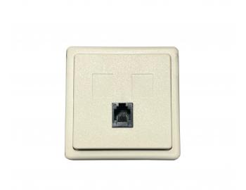 Jednonsobn telefonn zsuvka ABB Classic 5013C-0210 B2 - tlumen bl