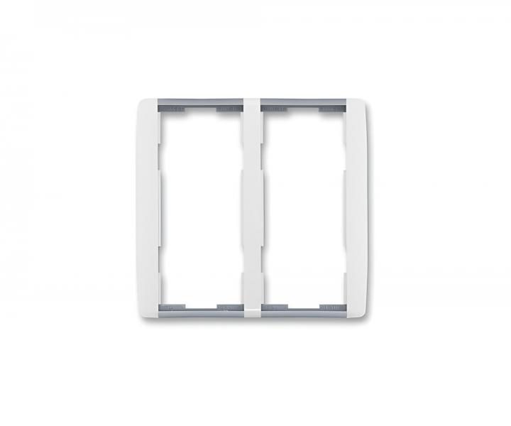 R�me�ek p��stroje 2x dvojn�sobn� ABB Element-Time 3901E-A00222 04 - b�l�/ledov� �ed�