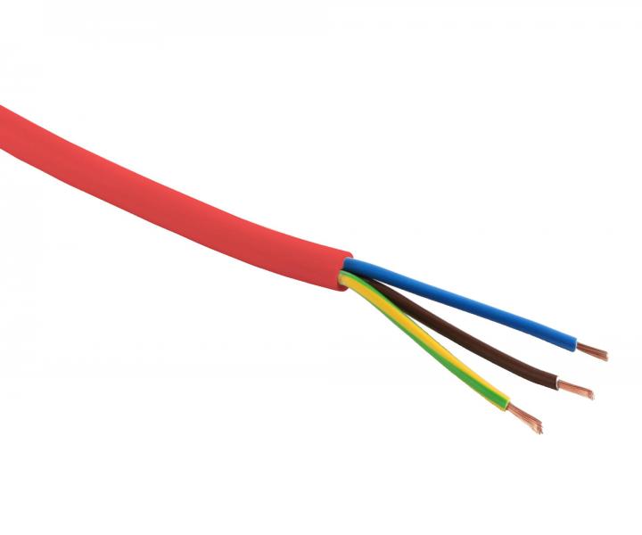 Kabel pry�ov� H05RR-F 3x1, ProPS, �erven� - 1 m