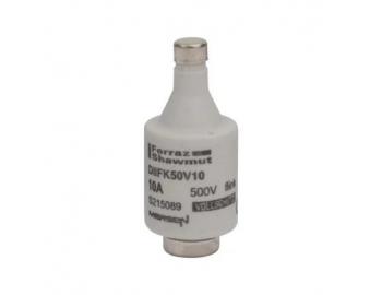 Pojistkov vloka Mersen S215089, velikost DII DZ, gF, 10A, 500V - erven