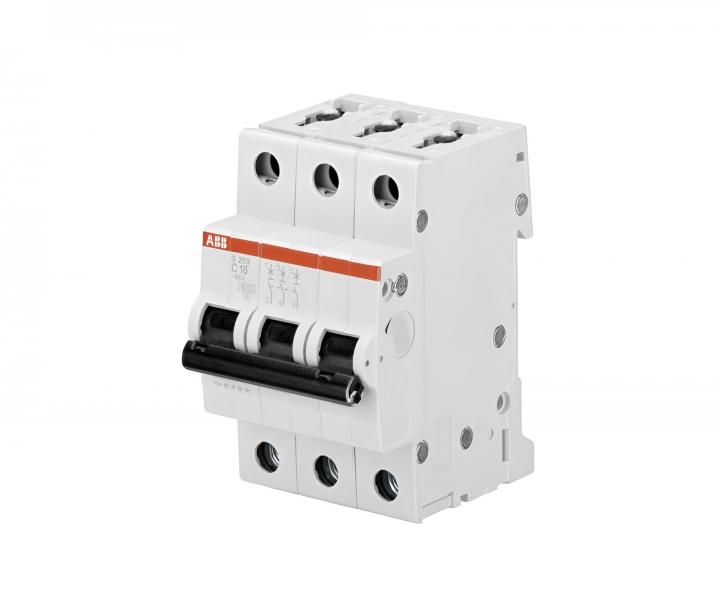 Jisti ABB S203-B10, 3-ply, 10A, charakteristika B, 6kA