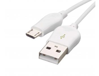 Rychlonabjec kabel Emos SM7004W, USB-A 2.0 / micro USB-B 2.0, bl - 1 m