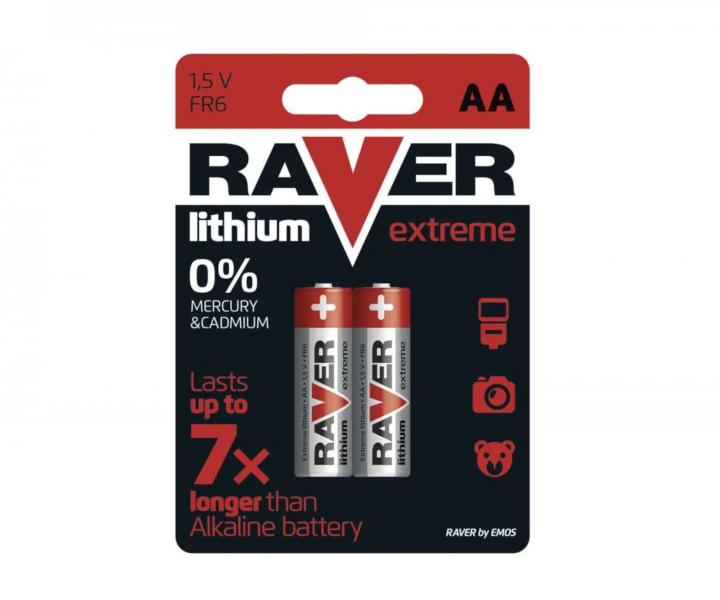Lithiov baterie Raver AA (FR6) - 1 ks