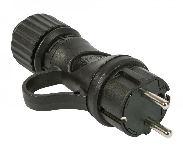 Gumov vidlice Fanton 80052, IP44, 16 A, 2P - ern