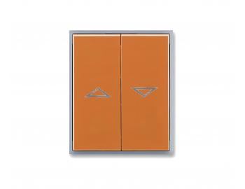 Kryt sp�na�e �aluziov�ho ABB Element-Time 3558E-A00662 07, d�len� - karamelov�/ledov� �ed�