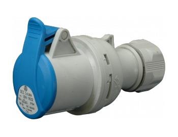 Spojovac zsuvka 230 V, IP 54, 16 A, 3-pl SEZ ISN 1632
