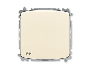 Pepna stdav, s krytem, azen 6, IP44, bezroubov svorky ABB Tango 3559A-A06940 C - slonov kost