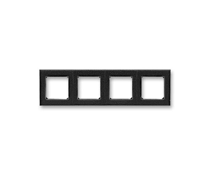Rmeek tynsobn, pro vodorovnou i svislou mont ABB Levit 3901H-A05040 63 - onyx/kouov ern