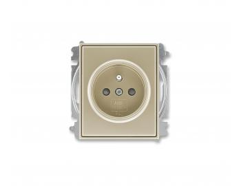 Z�suvka jednon�sobn� ABB Time 6619E-A06357 33, ochrann� kol�k, clonky - �ampa�sk�