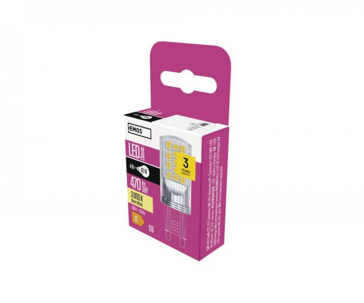 LED rovka Emos Classic JC ZQ9544, G9, 4 W (40 W) - tepl bl