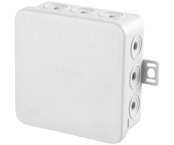 Rozboovac krabice IP54 F-tronic, E125, 75x75x40mm, ed