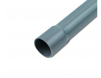 Pancov trubka pevn hrdlovan Dietzel Univolt IEC UPRM DN16 084201, 750 N, PVC, tmav ed - 1 m