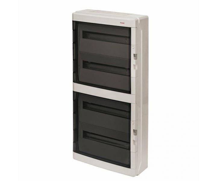 Rozvodnice na omtku Famatel Acqua Plus 39072 IP65 72 modul (4x18) 878 x 430 x 160 mm