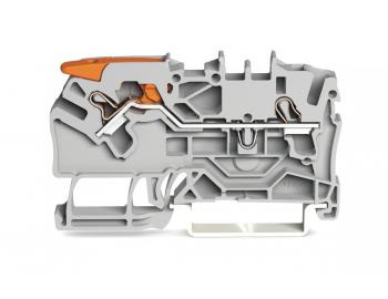 Svorka prchoz na DIN litu Wago 2102-1201 - 2,5 mm2