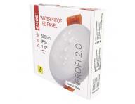 LED vestavn svtidlo VIXXO, kruhov, bl, 6W neut. bla, IP65 Emos ZV1112