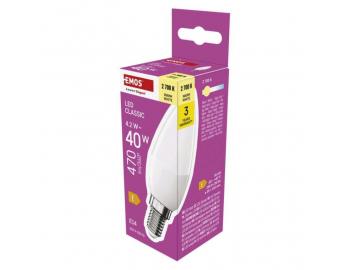 LED rovka Classic svka / E14 / 4,2 W (40 W) / 470 lm / tepl bl Emos ZQ3E21