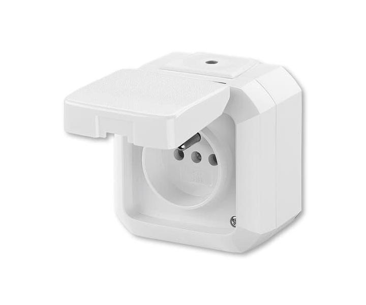 Zsuvka jednonsobn s ochrannm kolkem, s vkem, IP54 ABB Variant 5519N-C02510 B - bl