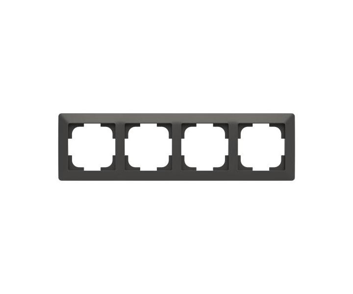Rmeek tynsobn, pro vodorovnou i svislou mont ABB Zoni 3901T-A00040 137 - matn ern / bl