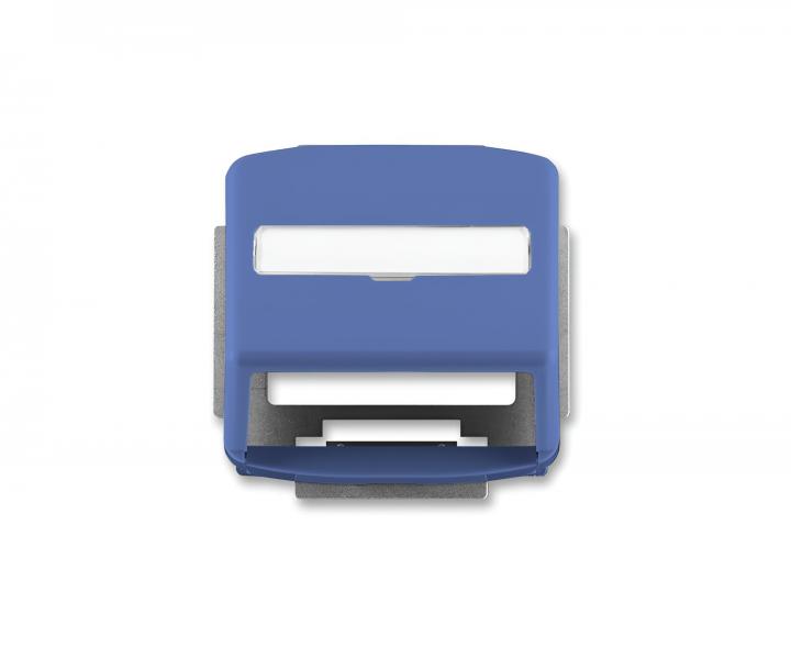 Kryt z�suvky komunika�n� ABB Tango 5014A-A100 M2, popisn� pole - sv�tle modr�