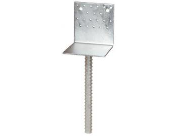 Kotevn patka do betonu L 100x100x120mm, M16, zinek