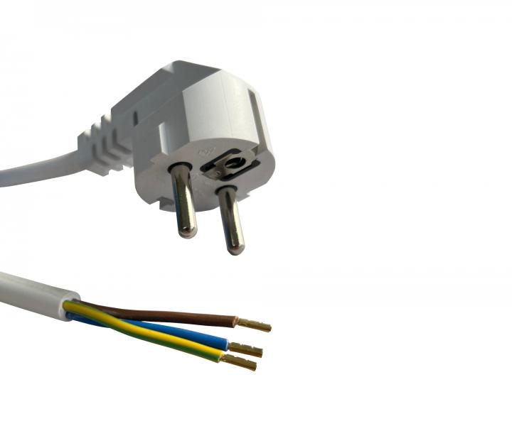 Flexo PVC ra 863107-3-53/5, 3x1, dutinky, hlov vidlice, bl - 5 m