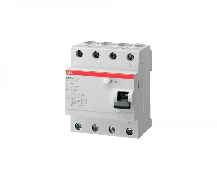 Proudov chrni ABB FH204 A-40/0,03, 4-ply, 40A, 6kA