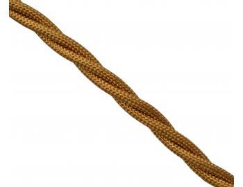 Kabel spltan 3Gx0,5 Precon, opeden jednotliv vodie, zlat - 1 metr