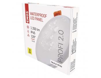 LED vestavn svtidlo VIXXO, kruhov, bl, 13,5W neutr. b., IP65 Emos ZV1142
