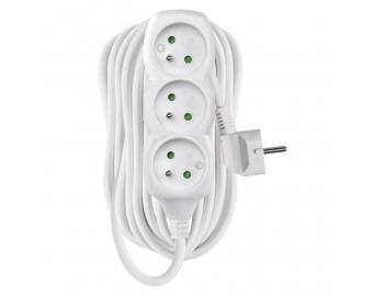 Prodluovac kabel 10 m / 3 zsuvky / bl / PVC / 1 mm2 Emos P0310