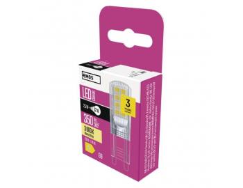 LED rovka Classic JC / G9 / 2,5 W (32 W) / 350 lm / tepl bl Emos ZQ9535