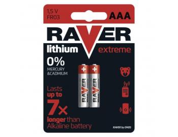 Lithiov baterie RAVER AAA (FR03) - 1ks