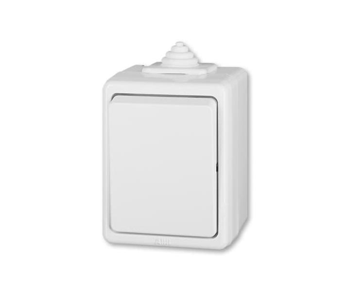 Ovlda zapnac, azen 1/0, IP44 ABB Praktik 3553-80929 B - bl