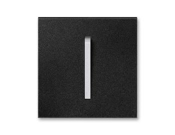 Kryt spnae jednoduch s pkou ABB Neo 3559M-A00651 74 - onyx/titanov