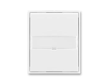 Kryt spnae jednoduch, s popisovm polem ABB Element 3558E-A00610 03 - bl/bl