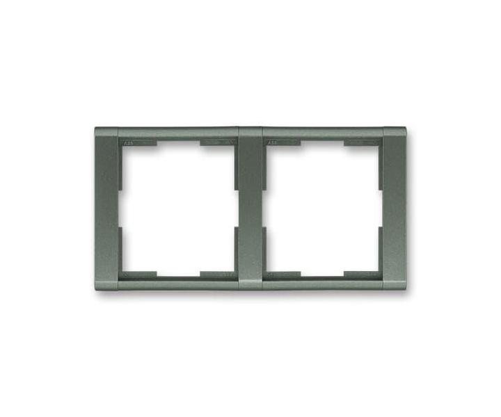 Rmeek dvojnsobn, vodorovn ABB Time 3901F-A00120 34 - antracitov