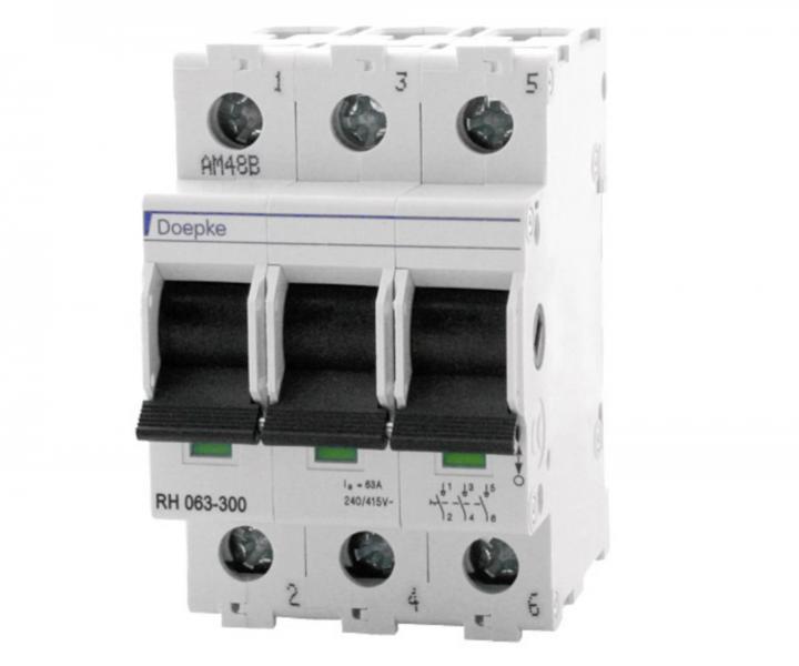Ochrann spna pro hlavn kabel Doepke RH 063-300 3P, 63 A, 240-415 V