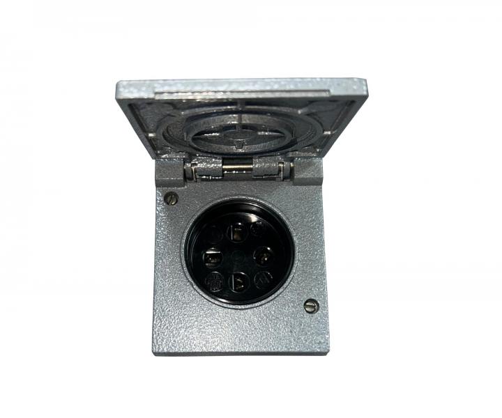 Zsuvka jednonsobn kovov ABB 5515-6790, IP44, 380 V - ed