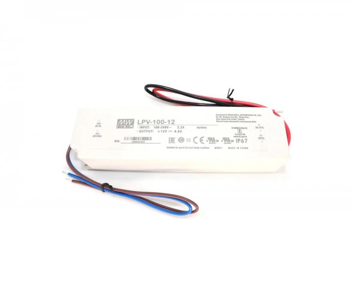 Napjec zdroj pro LED Mean Well LPV-100-12, 100 W, 12 V