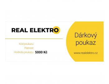 Elektronick drkov poukaz na 5000 K