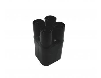 Smr�titeln� koncovka na kabel, 4 x lepidlo - �ern�