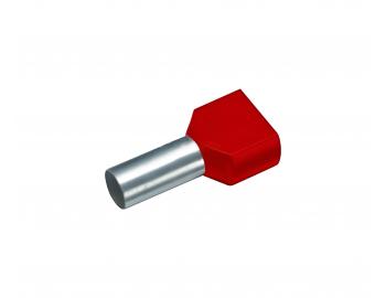 Dutinka lisovac s dvojitou izolac GPH DID 1,5-12, prmr 1,5 mm2 - erven